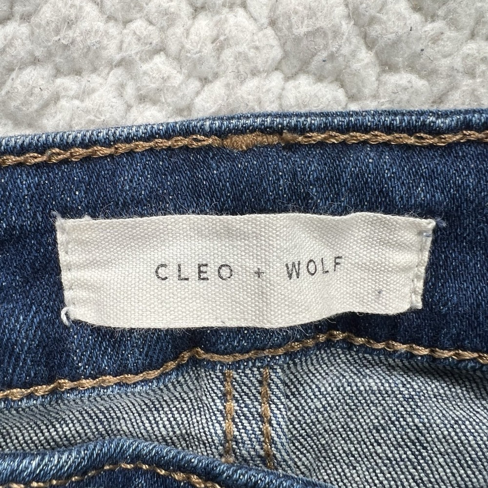 Cleo + Wolf Bootcut Jeans Women's Size 31x29 Boho Western Rodeo Y2K Casual Denim - Picture 9 of 15